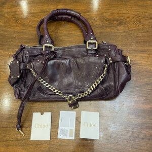 Authethic purple Chloé bag